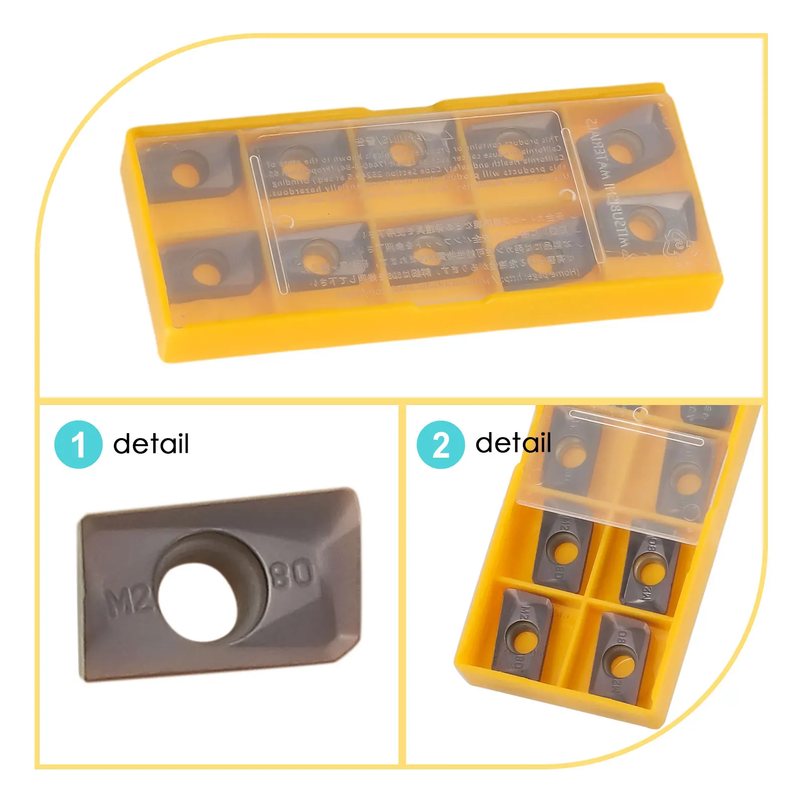 Efficient Trimming Performance APMT1604PDER 1135 HRC65 Milling Cutter Turning Carbide Insert for APKT 400R 10pcs
Efficient Trimming Performance APMT1604PDER 1135 HRC65 Milling Cutter Turning Carbide Insert for APKT 400R 10pcs