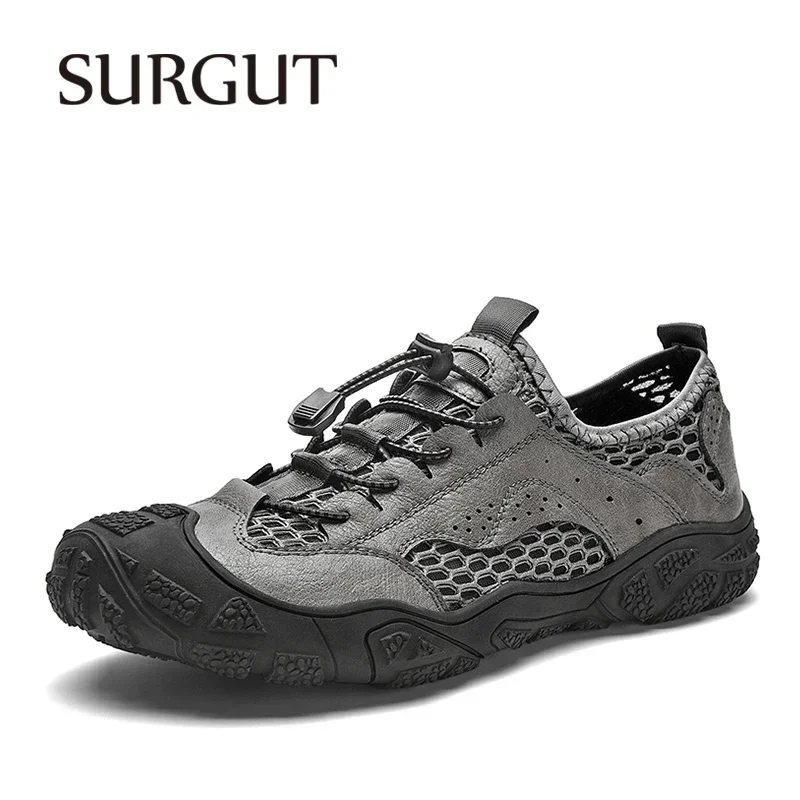 SURGUT New Breathable Mesh Men Shoes Summer Lace-Up Lightweight Comfortable Shoes For Men
SURGUT New Breathable Mesh Men Shoes Summer Lace-Up Lightweight Comfortable Shoes For Men