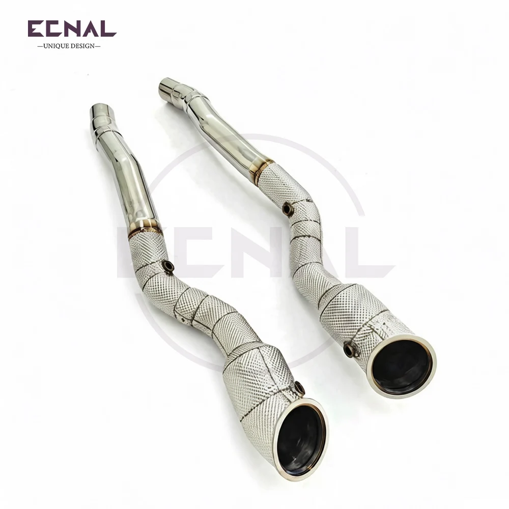 Ecnal Exhaust Downpipe for Ferrari 812 6.5L V12 High Performance SS304 Car Sport Exhaust Pipe System with Catalytic Converter
Ecnal Exhaust Downpipe for Ferrari 812 6.5L V12 High Performance SS304 Car Sport Exhaust Pipe System with Catalytic Converter