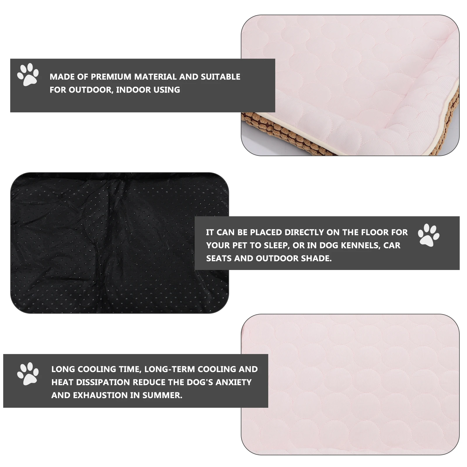 Pet Mat For Dogs Summer Bed Cushion Portable Lightweight Dog Cooling Pad Comfortable Outdoor Indoor Use Pet Cooling Mat
Pet Mat For Dogs Summer Bed Cushion Portable Lightweight Dog Cooling Pad Comfortable Outdoor Indoor Use Pet Cooling Mat