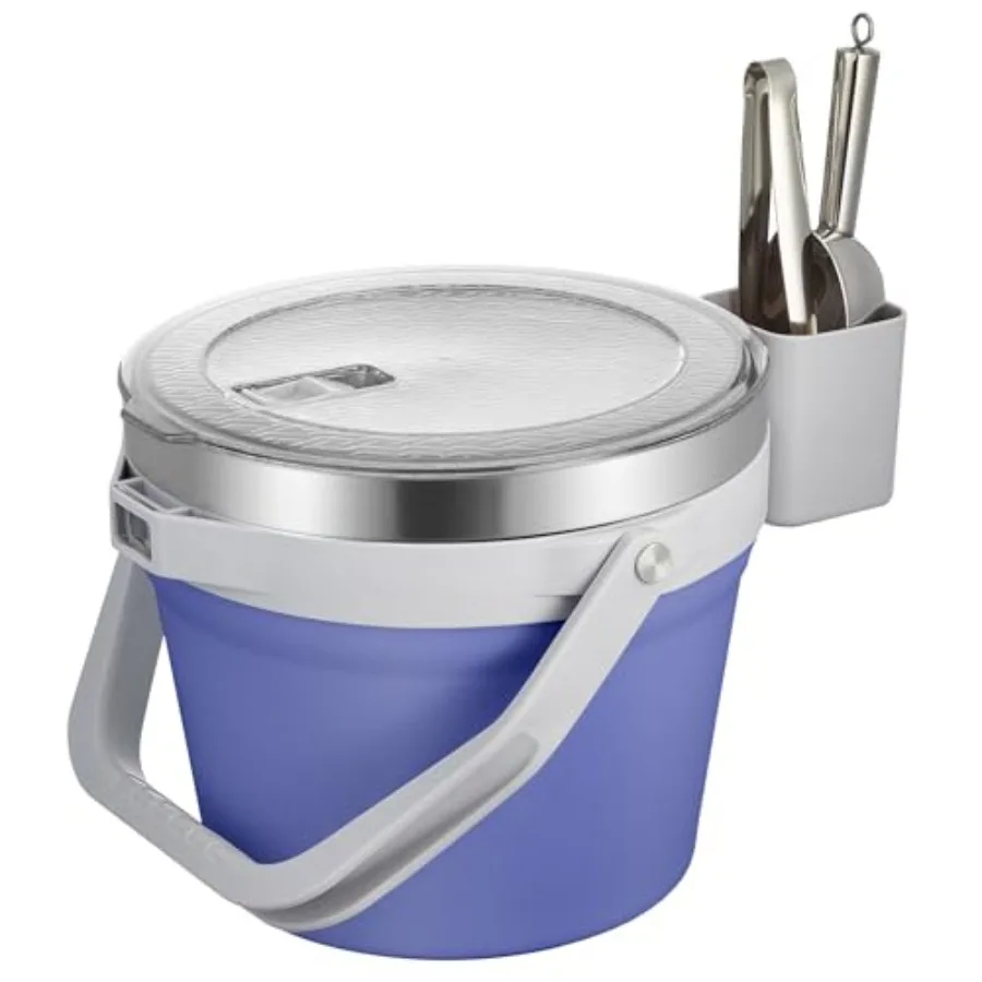 Вакуумный термоизолированный контейнер для льда 7 л с крышкой, ложкой и щипцами, большой объем, из нержавеющей стали, для напитков, коктейлей и шампанского
Вакуумный термоизолированный контейнер для льда 7 л с крышкой, ложкой и щипцами, большой объем, из нержавеющей стали, для напитков, коктейлей и шампанского