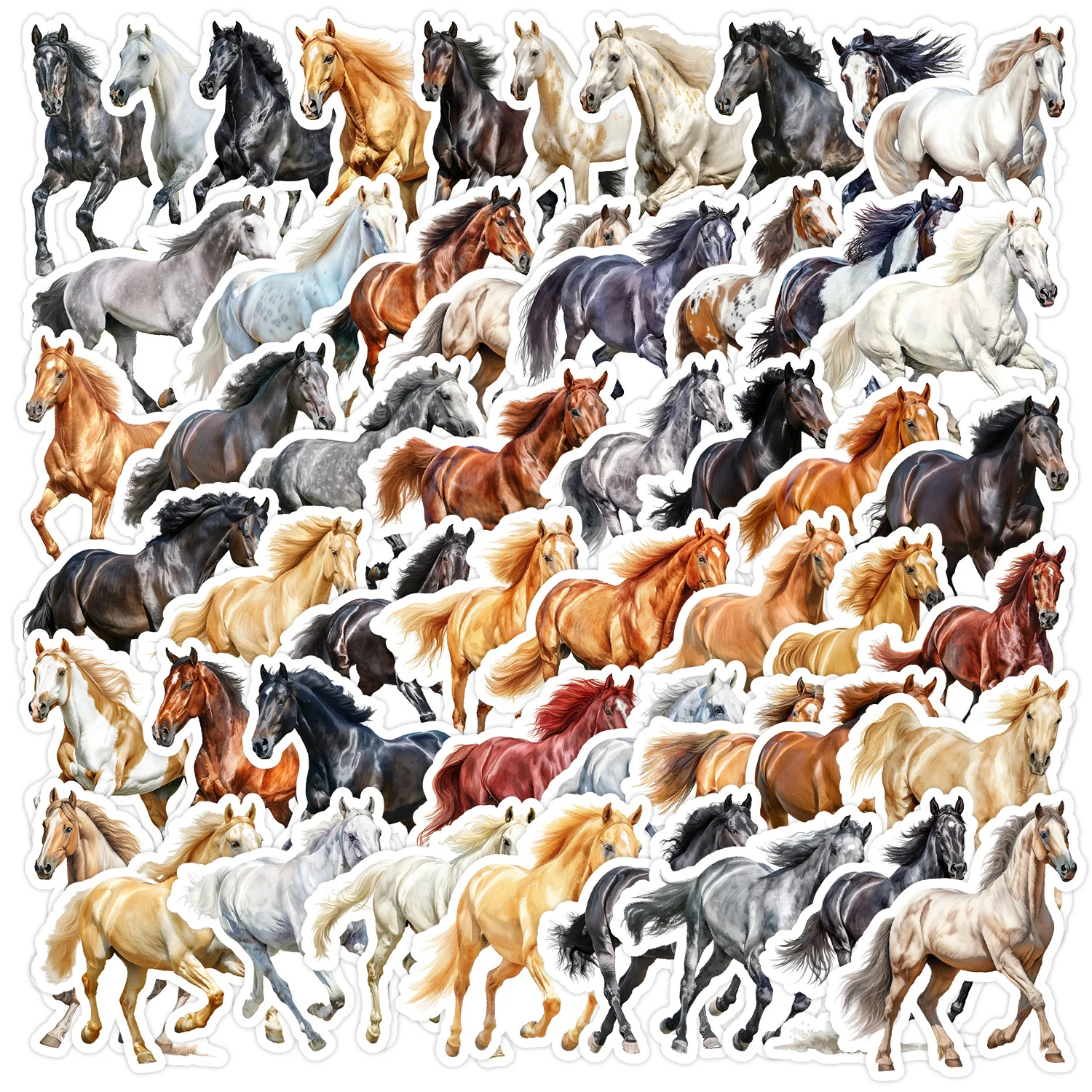 10/50PCS Watercolor Style Horse Graffiti Sticker Personality Cool Decoration Mobile Phone Case Desk Scrapbook Waterproof Decal
10/50PCS Watercolor Style Horse Graffiti Sticker Personality Cool Decoration Mobile Phone Case Desk Scrapbook Waterproof Decal