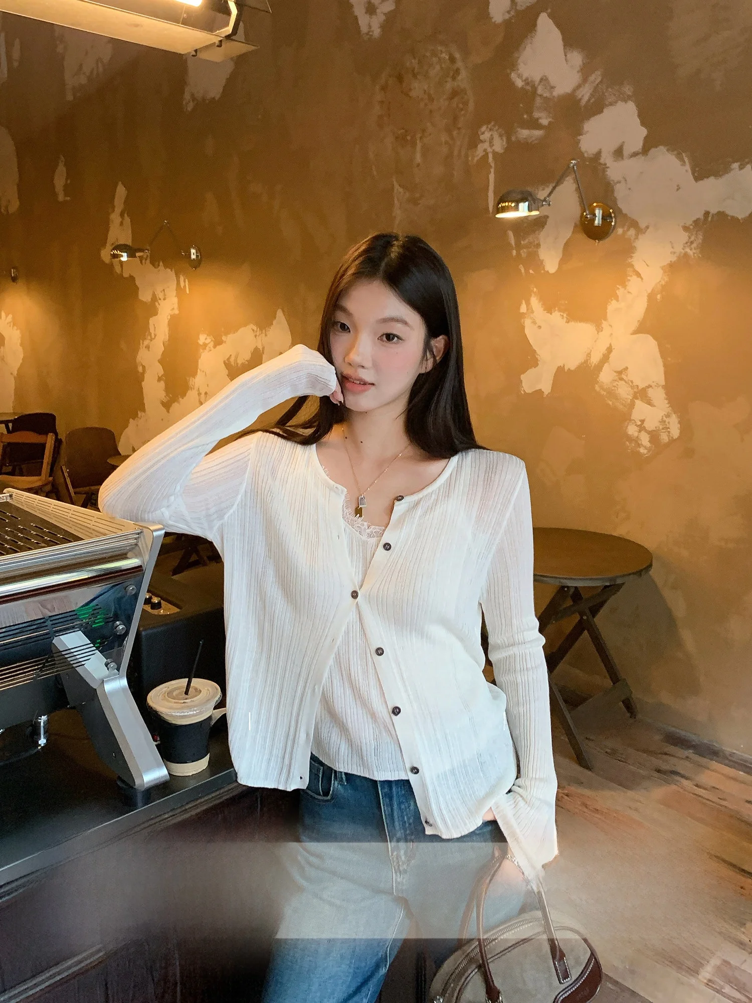 iiES Zurich Wed Versatile Long Sve Open Cardigan with Inner Strap Women's Autumn Knitted Two-Piece Set
iiES Zurich Wed Versatile Long Sve Open Cardigan with Inner Strap Women's Autumn Knitted Two-Piece Set