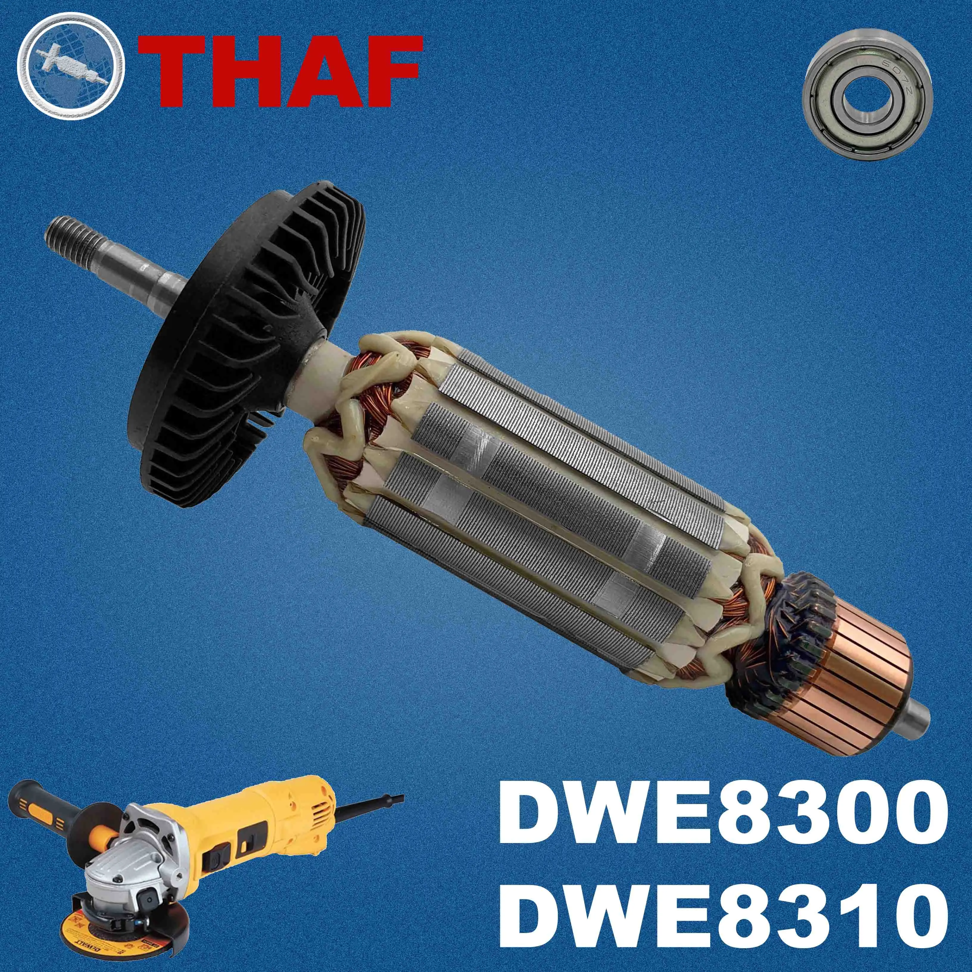 AC 220V 240V DWE8300 DWE8310S DWE8300S Armature Rotor For DEWALT Angle Grinder Spare Parts Grinder DWE 8300
AC 220V 240V DWE8300 DWE8310S DWE8300S Armature Rotor For DEWALT Angle Grinder Spare Parts Grinder DWE 8300