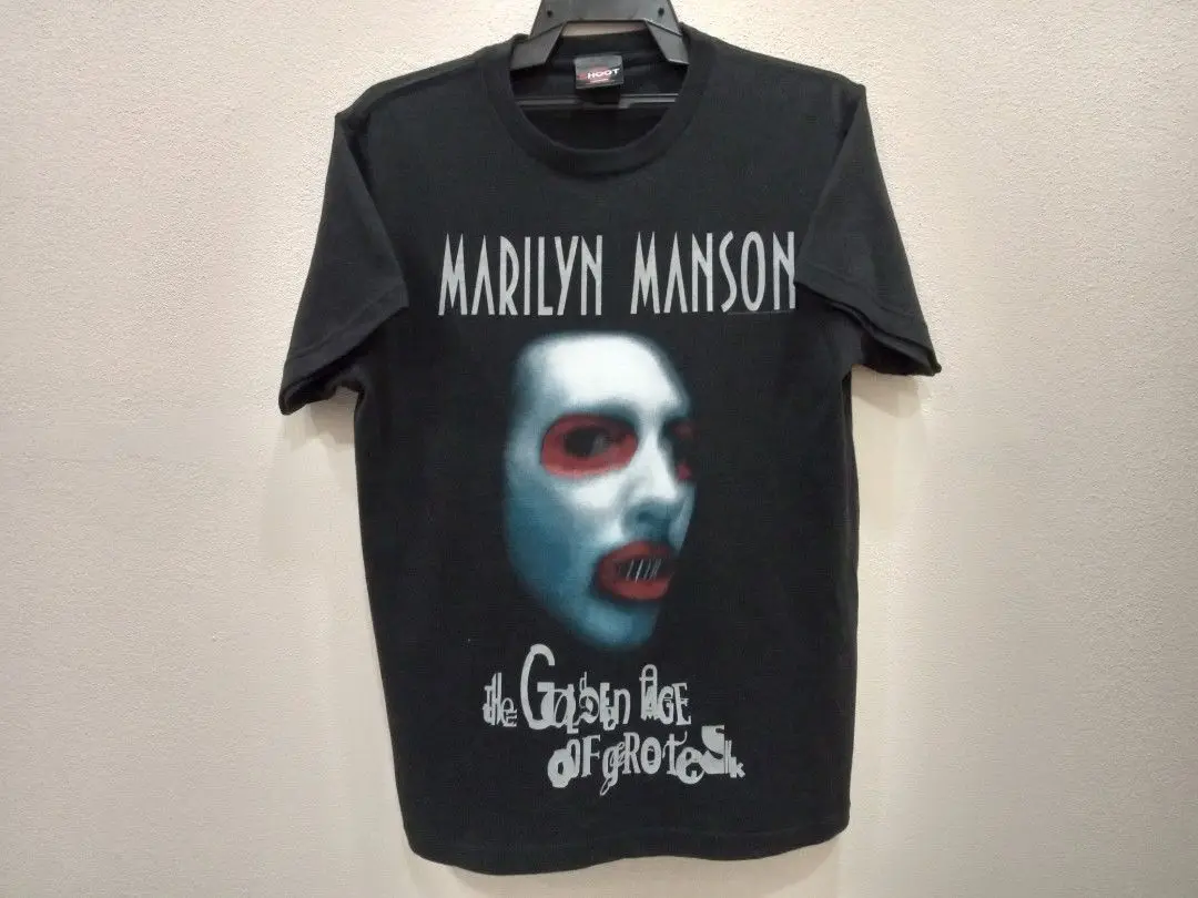 Мужская/женская черная рубашка с коротким рукавом Marilyn Manson graphic, все размеры, KTV8358
Мужская/женская черная рубашка с коротким рукавом Marilyn Manson graphic, все размеры, KTV8358