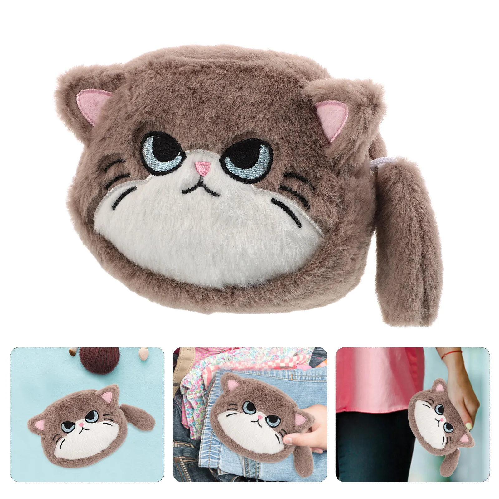 Cartoon Cat Coin Purse Small Wallet Makeup Lipstick Change Organizer Portable Storage Bag for Girls Students
Cartoon Cat Coin Purse Small Wallet Makeup Lipstick Change Organizer Portable Storage Bag for Girls Students