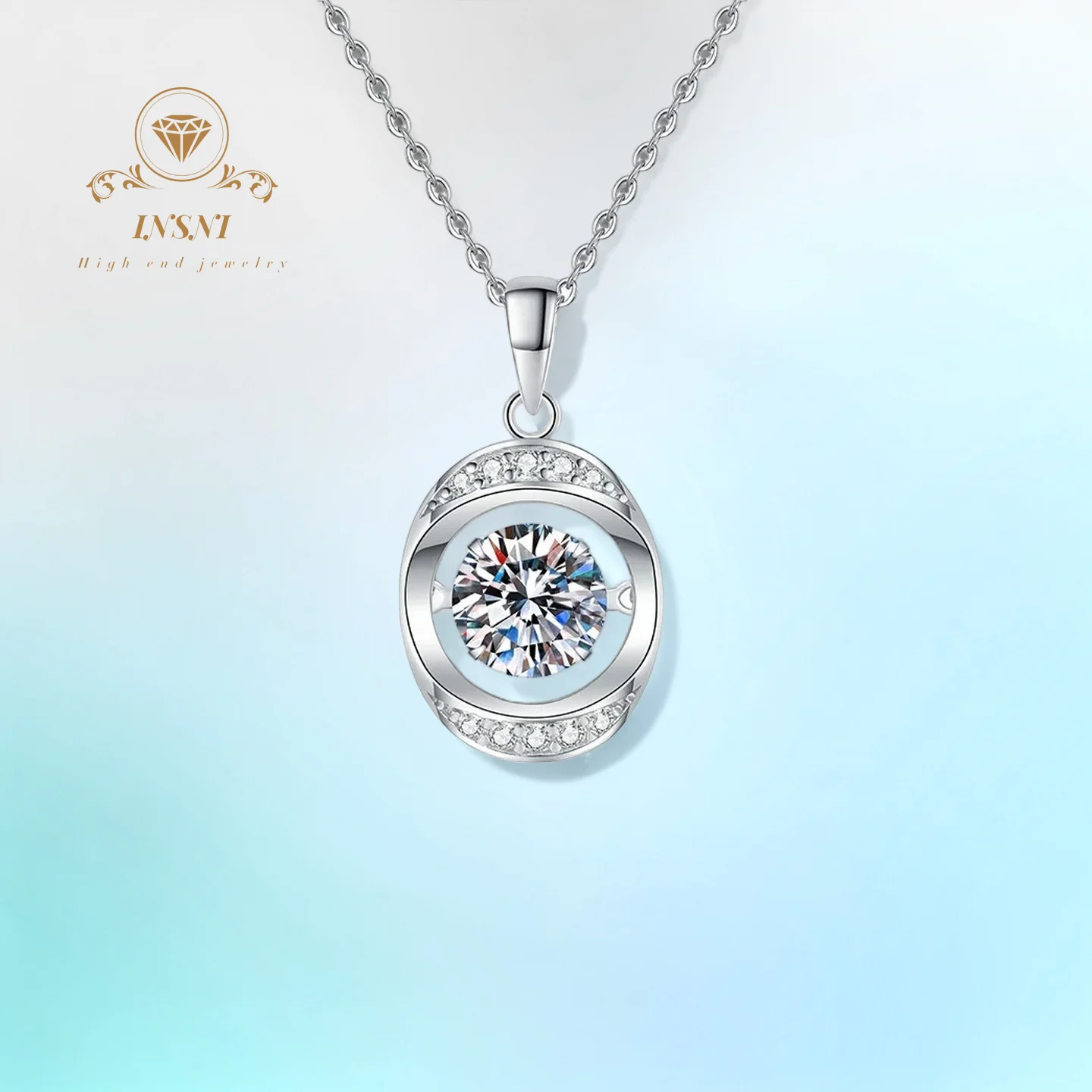 1CT D Color Swirling Heartbeat Moissanite Necklace | 925 Sterling Silver Dynamic Jewelry GBA Certified Women's Valentine's Day
1CT D Color Swirling Heartbeat Moissanite Necklace | 925 Sterling Silver Dynamic Jewelry GBA Certified Women's Valentine's Day