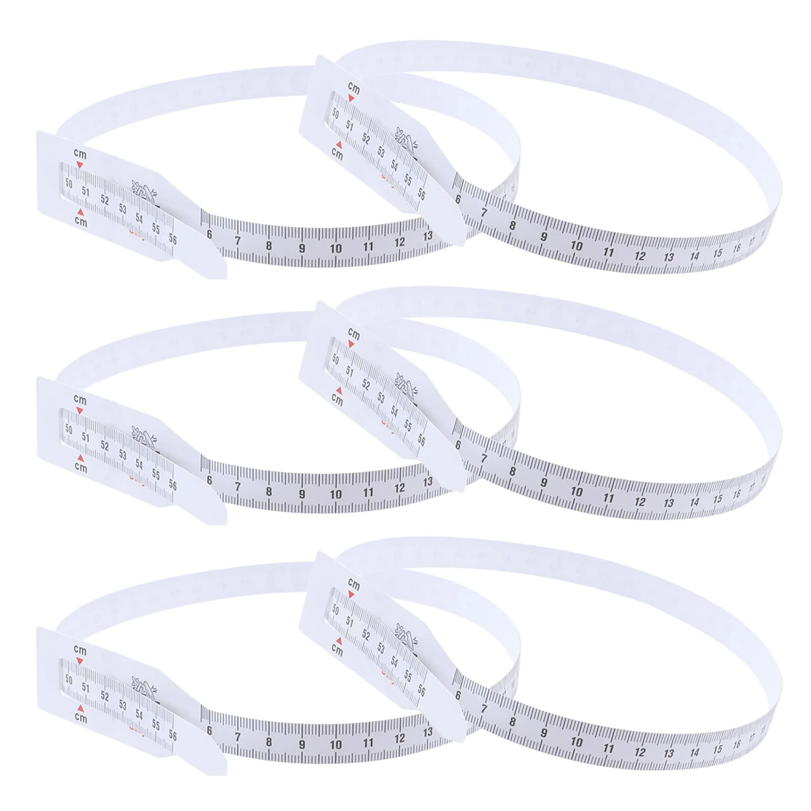 6pcs Head Circumference Tape Measure Plastic Measuring Ruler Portable Size Growth Tracking Tool For Craft Sewing
6pcs Head Circumference Tape Measure Plastic Measuring Ruler Portable Size Growth Tracking Tool For Craft Sewing