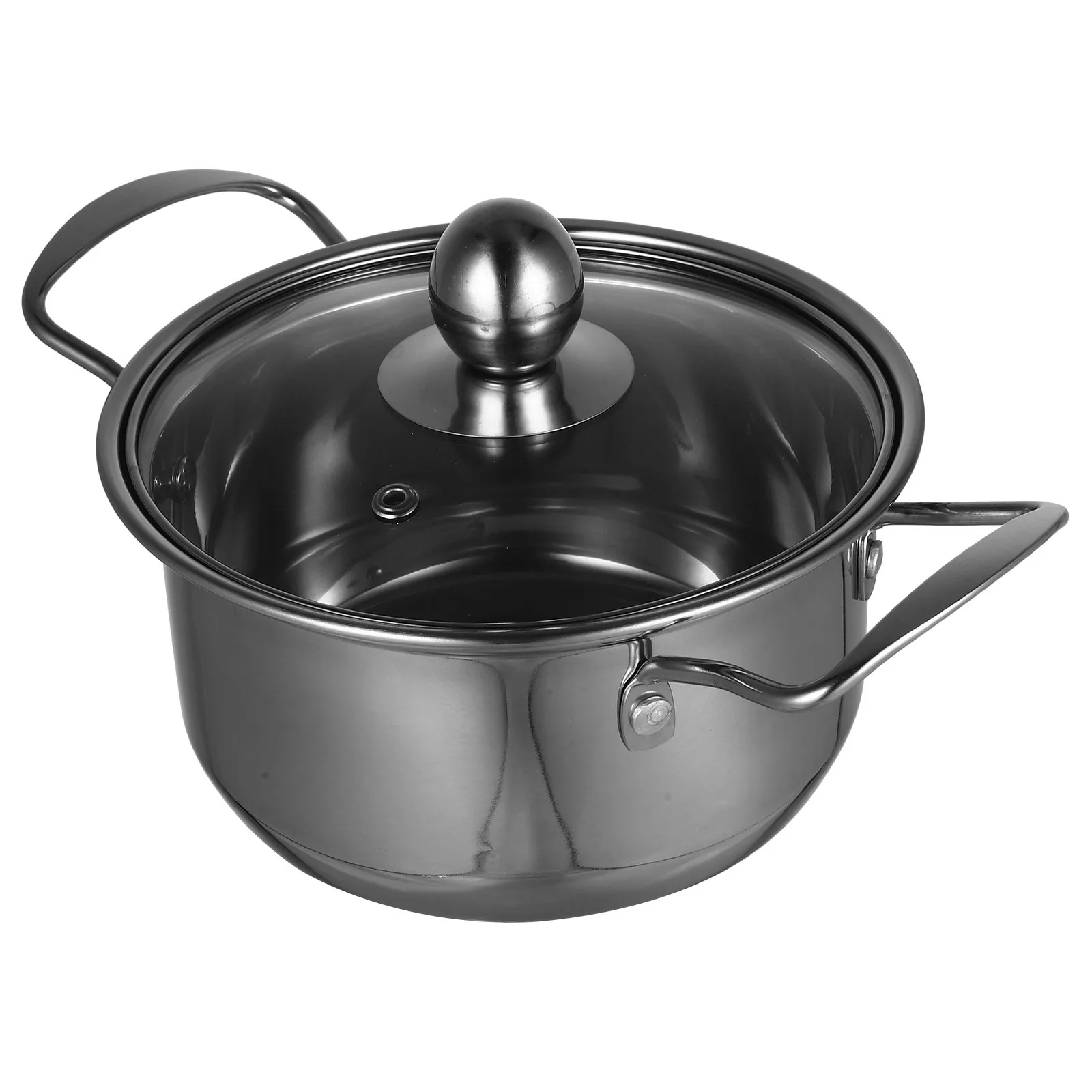 Small Hot Pot Stainless Steel Stockpot Double Handle Cooking Pot for Soup Stew Milk Boiling Easy Clean Small Saucepan
Small Hot Pot Stainless Steel Stockpot Double Handle Cooking Pot for Soup Stew Milk Boiling Easy Clean Small Saucepan
