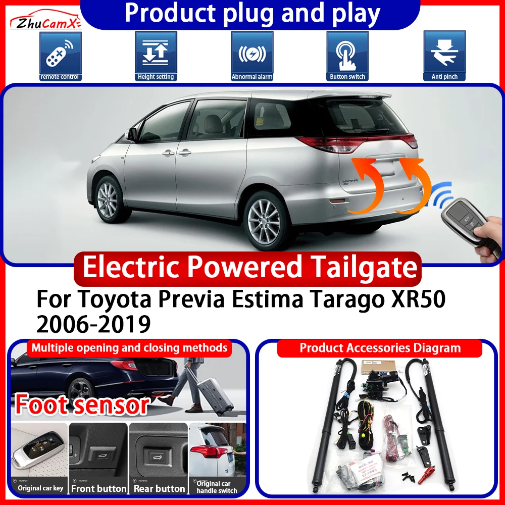 OEM Powered Tailgate for Toyota Previa Estima Tarago XR50 2006-2019 anti pinch Smart Intelligent Trunk Control Gate Lift Kit
OEM Powered Tailgate for Toyota Previa Estima Tarago XR50 2006-2019 anti pinch Smart Intelligent Trunk Control Gate Lift Kit