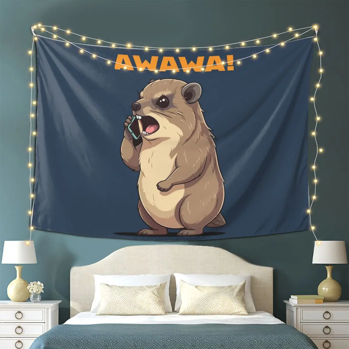 Rock Hyrax Awawa на телефоне Земля Dassi Гобелен Настенный Эстетический Гобелен для украшения дома для комнаты в общежитии
Rock Hyrax Awawa на телефоне Земля Dassi Гобелен Настенный Эстетический Гобелен для украшения дома для комнаты в общежитии