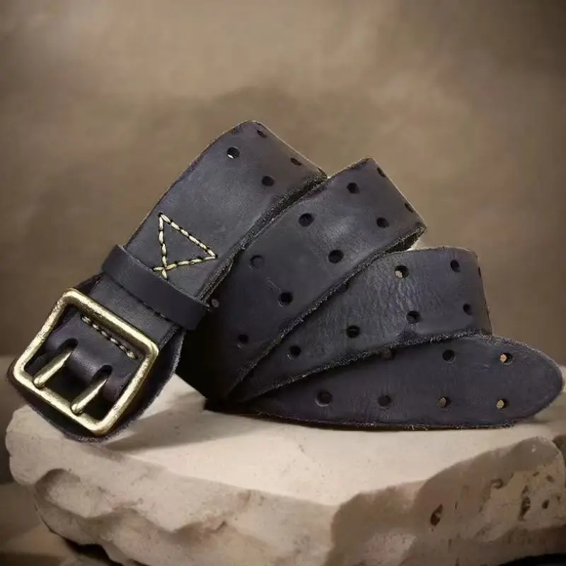 2025 Men 2 Pin Buckle Top Real Full Grain Genuine Leather Belt 38 mm Double Needle Casual Jeans Belt
2025 Men 2 Pin Buckle Top Real Full Grain Genuine Leather Belt 38 mm Double Needle Casual Jeans Belt
