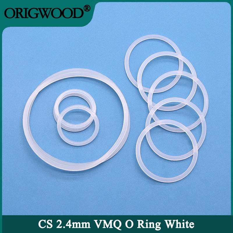 10/50pcs VMQ O Ring Gasket CS 2.4mm OD 6 ~ 60mm White Waterproof Washer Round O Shape Silicone Ring Food Grade
10/50pcs VMQ O Ring Gasket CS 2.4mm OD 6 ~ 60mm White Waterproof Washer Round O Shape Silicone Ring Food Grade