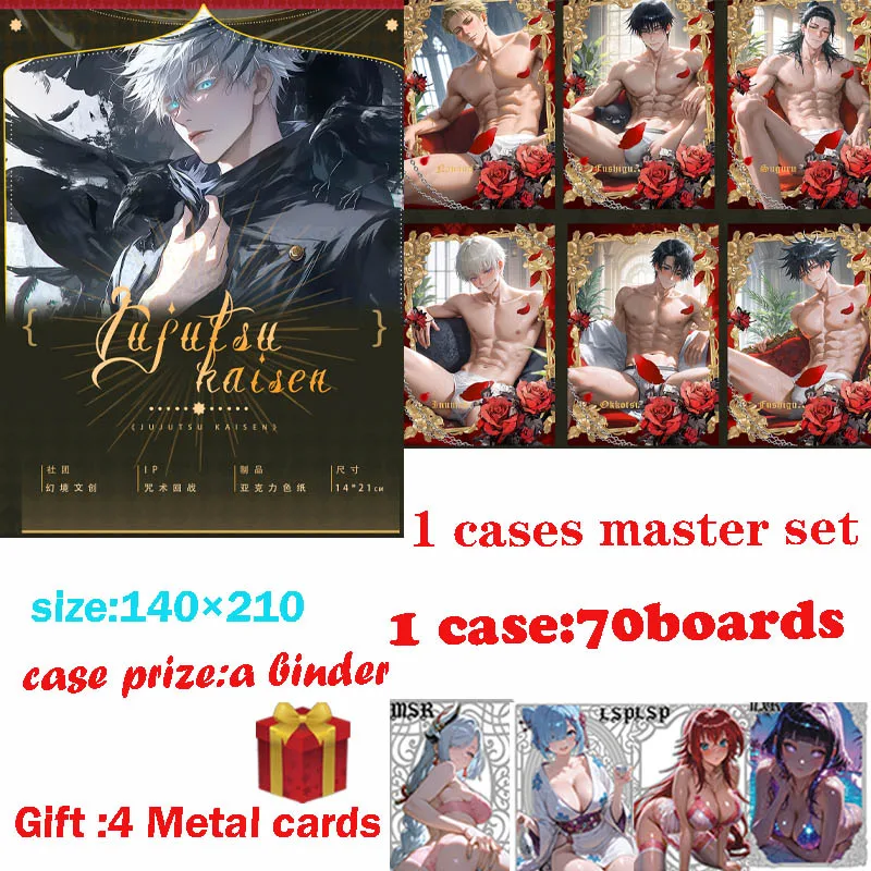 HuanJing JJK Tear Board Jujutsu Kaisen Trading Cards Featuring Gojo Satoru Doujin Booster Box Hobby Collection Kids Toys & Gifts
HuanJing JJK Tear Board Jujutsu Kaisen Trading Cards Featuring Gojo Satoru Doujin Booster Box Hobby Collection Kids Toys & Gifts