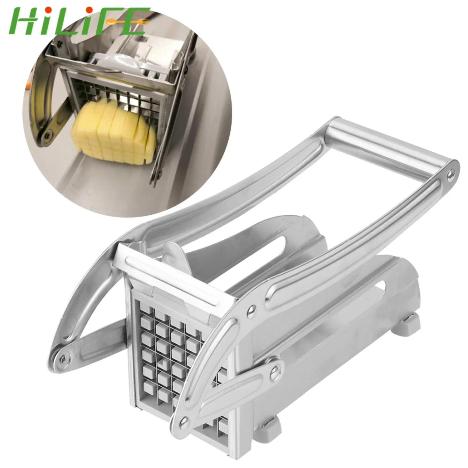 Potato Cutter French Fries Cutting Machine Vegetable Tools Chipper Cucumber Multi Slicer Stainless Steel Kitchen Gadgets
Potato Cutter French Fries Cutting Machine Vegetable Tools Chipper Cucumber Multi Slicer Stainless Steel Kitchen Gadgets