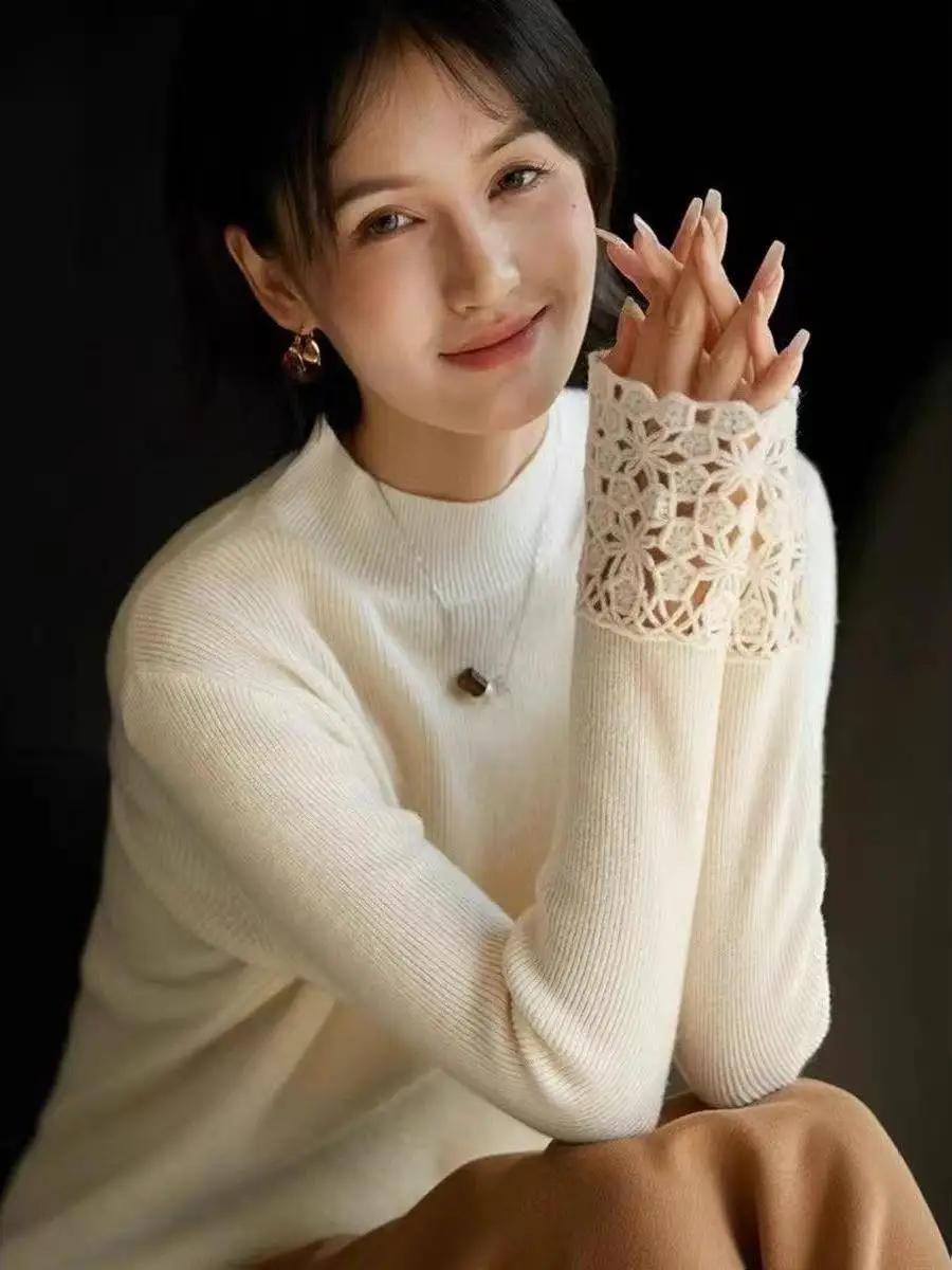 Outlet Store Camere вязаный топ женский с высоким воротником ажурный длинный све модный французский костюм Ciwalk
Outlet Store Camere вязаный топ женский с высоким воротником ажурный длинный све модный французский костюм Ciwalk