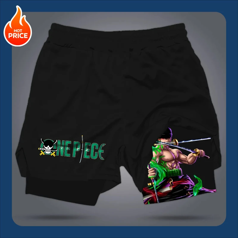 ONE PIECE Japanese Anime Summer Sports Comfortable Double-layer Shorts American Japanese Hot-blooded Men's Beach Fitness Shorts
ONE PIECE Japanese Anime Summer Sports Comfortable Double-layer Shorts American Japanese Hot-blooded Men's Beach Fitness Shorts