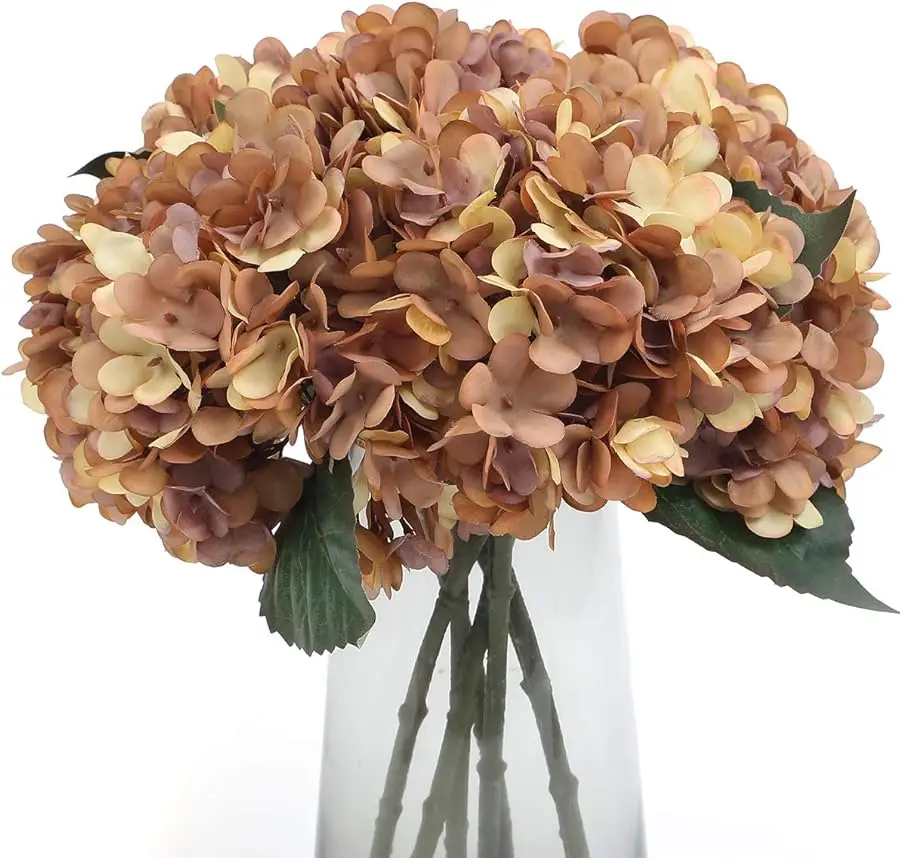 6Pcs Faux Hydrangea Flowers Vintage Artificial Silk Hydrangeas Flowers with Stems Fake Hydrangea Bouquets for Autumn Farmhouse H
6Pcs Faux Hydrangea Flowers Vintage Artificial Silk Hydrangeas Flowers with Stems Fake Hydrangea Bouquets for Autumn Farmhouse H