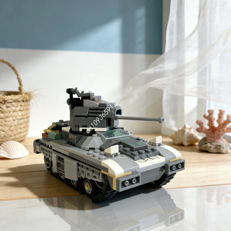 Набор строительных блоков MOC «Легкий танк Индианы Джонса», 317 деталей, конструктор, развивающая игрушка, креативный подарок на Рождество, обучающий конструктор
Набор строительных блоков MOC «Легкий танк Индианы Джонса», 317 деталей, конструктор, развивающая игрушка, креативный подарок на Рождество, обучающий конструктор