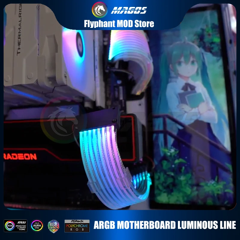 Удлинительный кабель блока питания RGB Kit ATX 24Pin GPU 8Pin Light Rainbow Cord 5V Sync Компьютерные компоненты, ПК Геймер DIY Украшение шкафа
Удлинительный кабель блока питания RGB Kit ATX 24Pin GPU 8Pin Light Rainbow Cord 5V Sync Компьютерные компоненты, ПК Геймер DIY Украшение шкафа