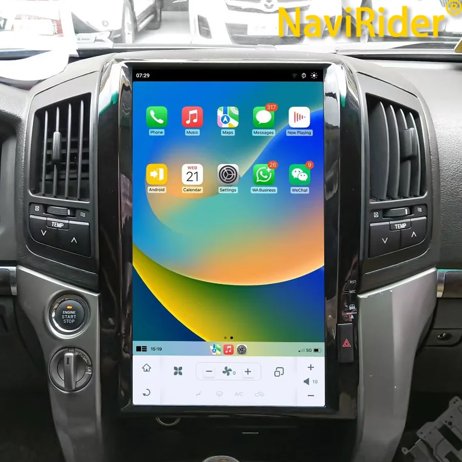 16-дюймовый стерео автомобильный радиоприемник для Toyota Land Cruiser LC200 2008-2015, мультимедийный плеер, Android, вертикальный экран, CarPlay, GPS-навигация
16-дюймовый стерео автомобильный радиоприемник для Toyota Land Cruiser LC200 2008-2015, мультимедийный плеер, Android, вертикальный экран, CarPlay, GPS-навигация