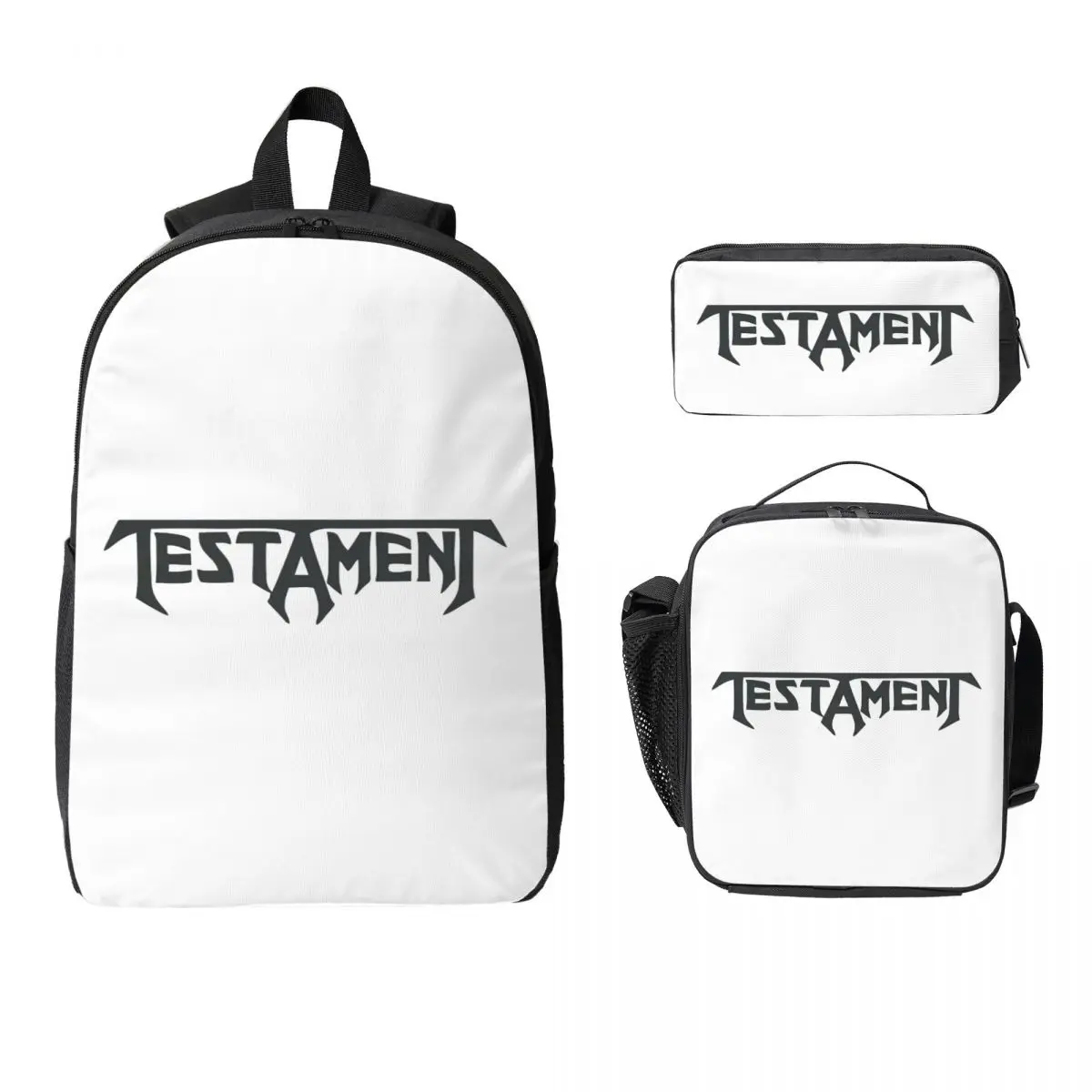Testament Band Backpack Boys Girls BookBag School Bag Computer Shoulder Bags 3ps Insulated Lunch Bag Pencil Case
Testament Band Backpack Boys Girls BookBag School Bag Computer Shoulder Bags 3ps Insulated Lunch Bag Pencil Case