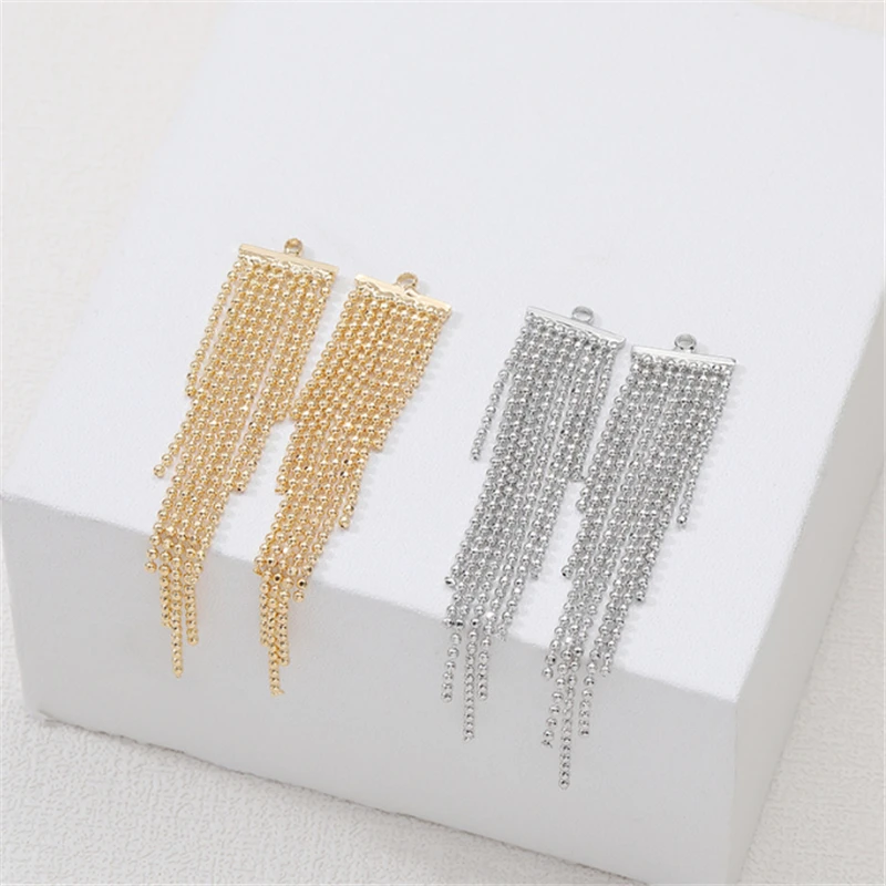 10 Pieces Fashion 18K Gold Plated Brass Tassel Waterdrop Charms Connectors DIY Earrings Jewelry Making Findings Accessoriess
10 Pieces Fashion 18K Gold Plated Brass Tassel Waterdrop Charms Connectors DIY Earrings Jewelry Making Findings Accessoriess