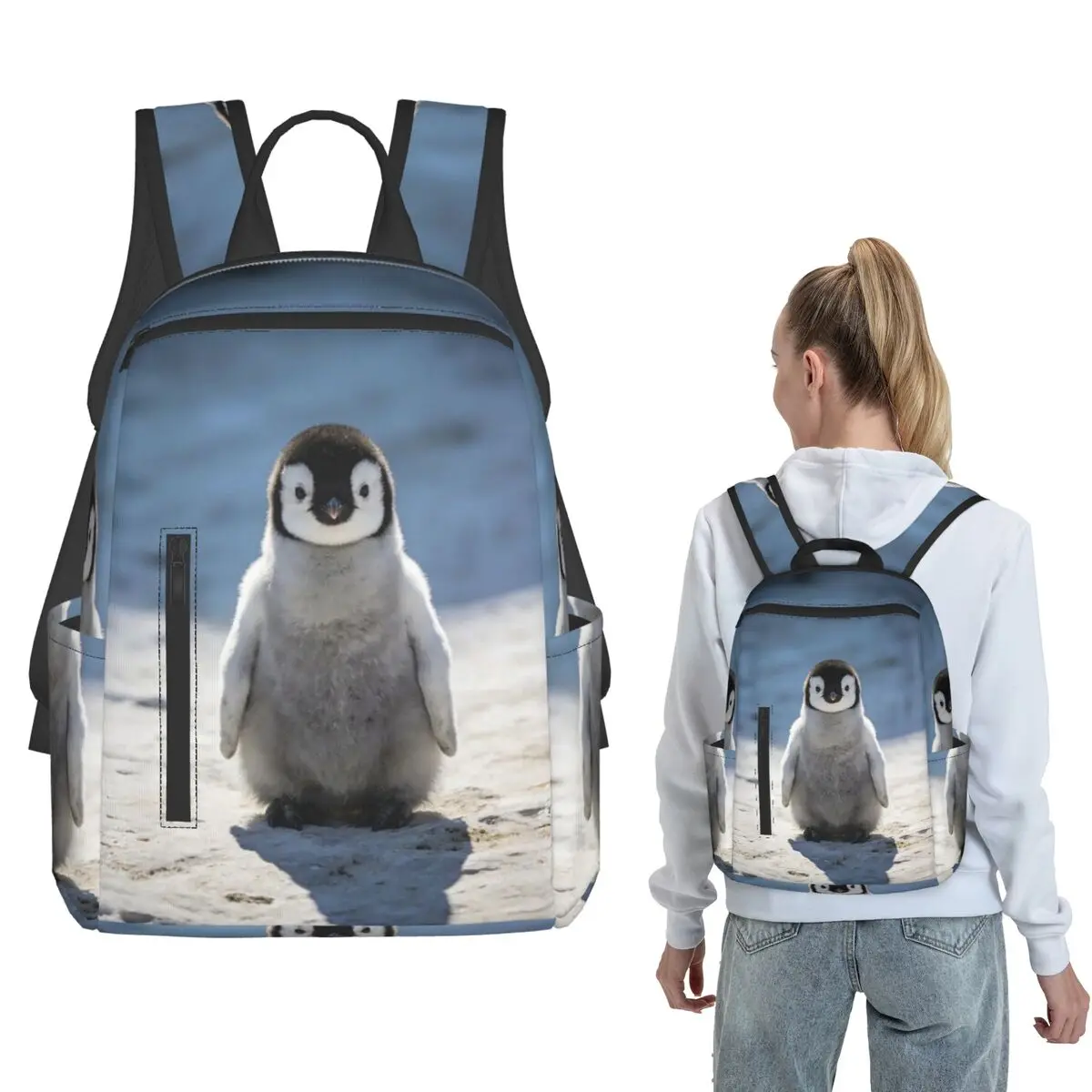 Penguins In The Snow Backpack Daypack Boys Girls BookBag School Bag Shoulder Bags for Men Women
Penguins In The Snow Backpack Daypack Boys Girls BookBag School Bag Shoulder Bags for Men Women