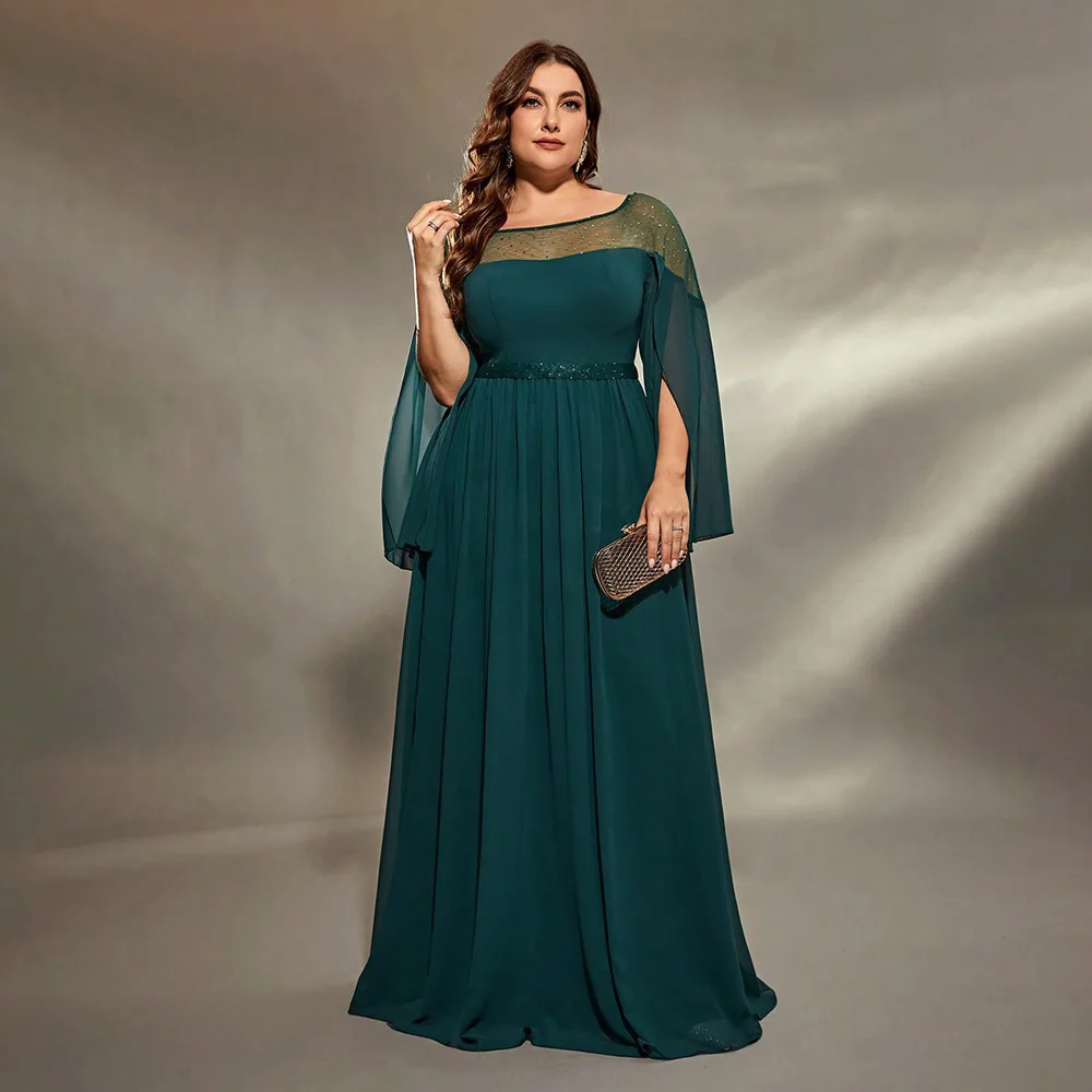 Floor-length Formal Choir Cocktail Dress For Women Long Sleeve Dresses Elegant Evening Gown Wedding Guest Woman Big Size Clothes
Floor-length Formal Choir Cocktail Dress For Women Long Sleeve Dresses Elegant Evening Gown Wedding Guest Woman Big Size Clothes