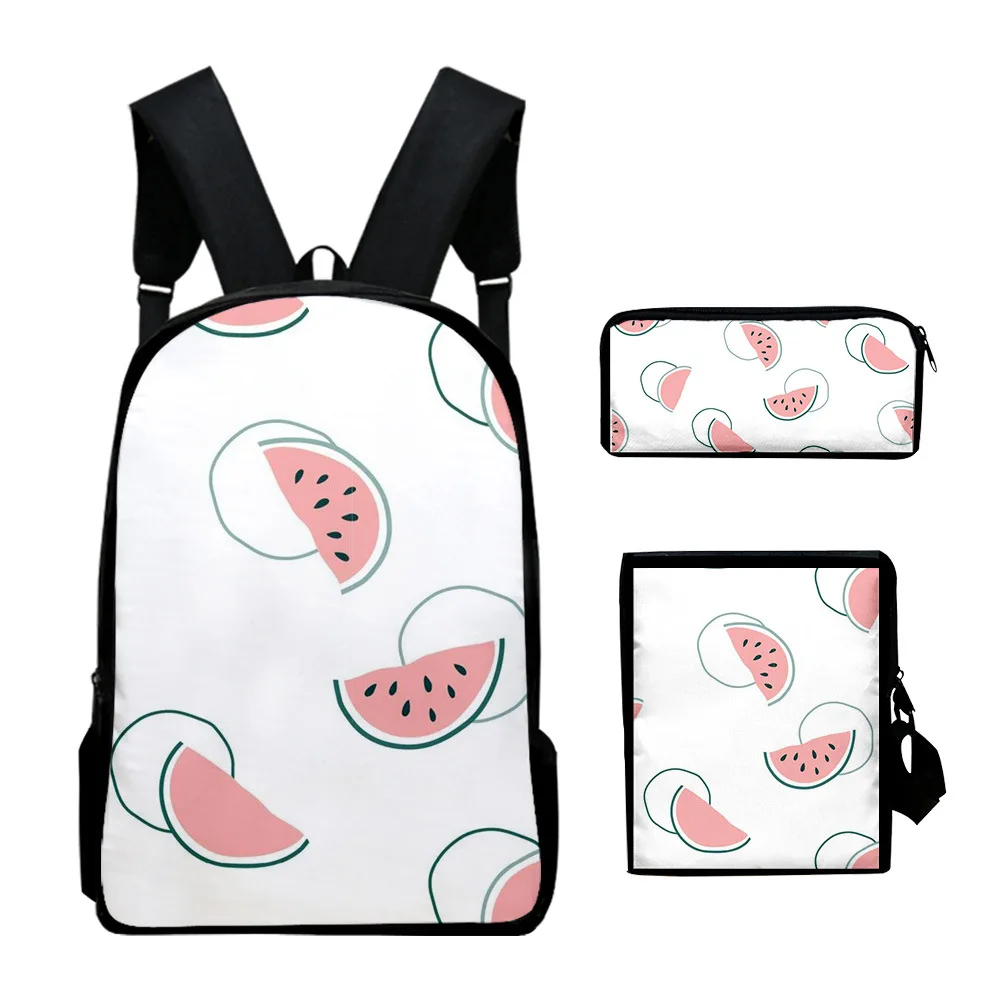 Trendy Popular Funny fruit 3D Print 3pcs/Set pupil School Bags Laptop Daypack Backpack Inclined shoulder bag Pencil Case
Trendy Popular Funny fruit 3D Print 3pcs/Set pupil School Bags Laptop Daypack Backpack Inclined shoulder bag Pencil Case