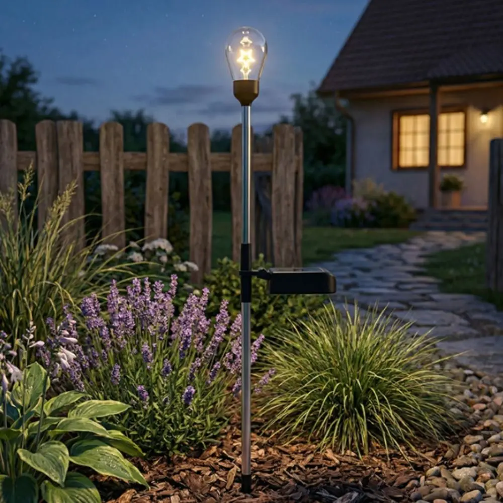 Solar Powered Solar Light Waterproof 3000K Tungsten Filament LED Lawn Light Stake Lights IP65 Rated Outdoor Garden Light Patio
Solar Powered Solar Light Waterproof 3000K Tungsten Filament LED Lawn Light Stake Lights IP65 Rated Outdoor Garden Light Patio