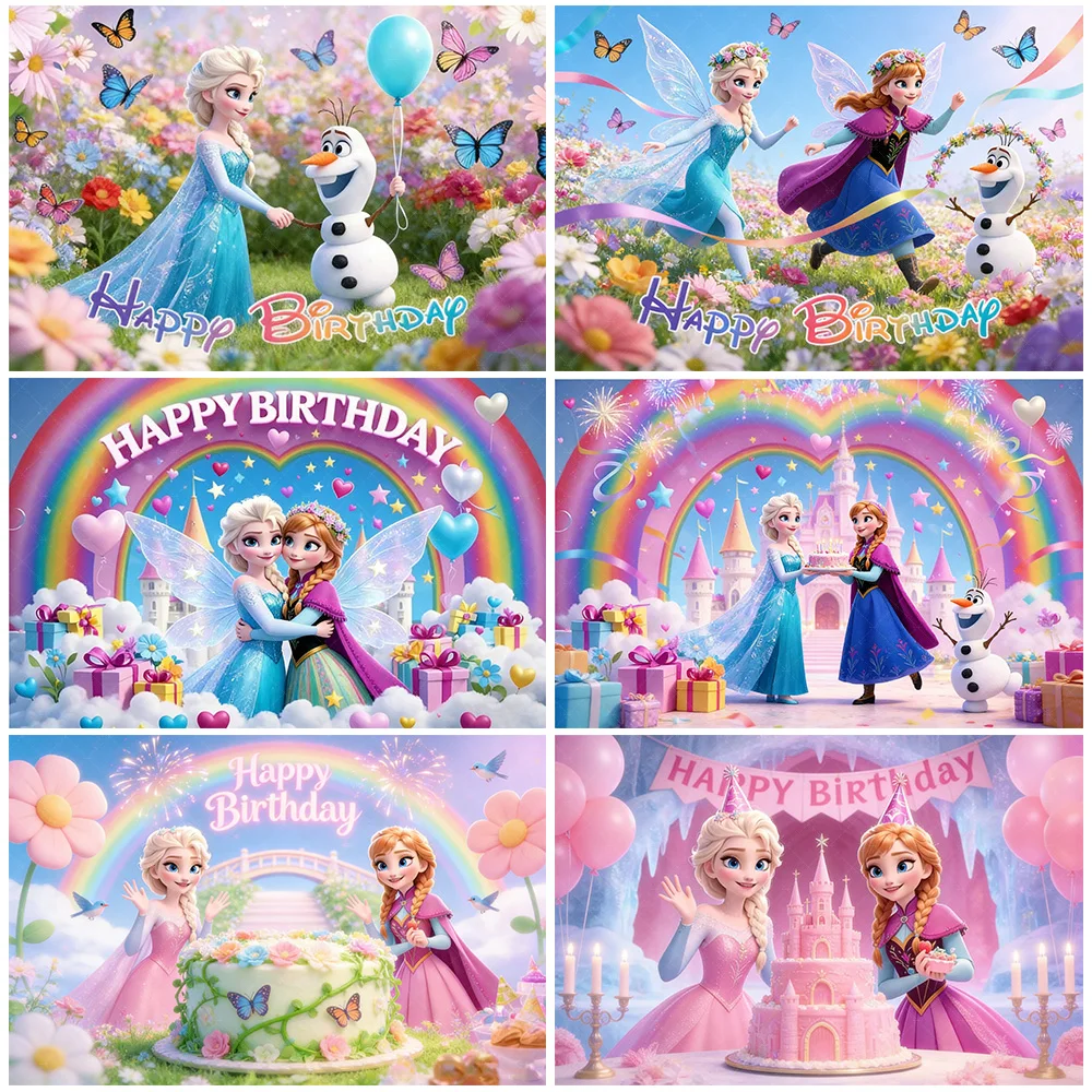 Frozen Elsa Anna Princess Theme Backdrop Children's Birthday Party Decorations Girl Gift Baby Shower Supplies Photo Props Banner
Frozen Elsa Anna Princess Theme Backdrop Children's Birthday Party Decorations Girl Gift Baby Shower Supplies Photo Props Banner