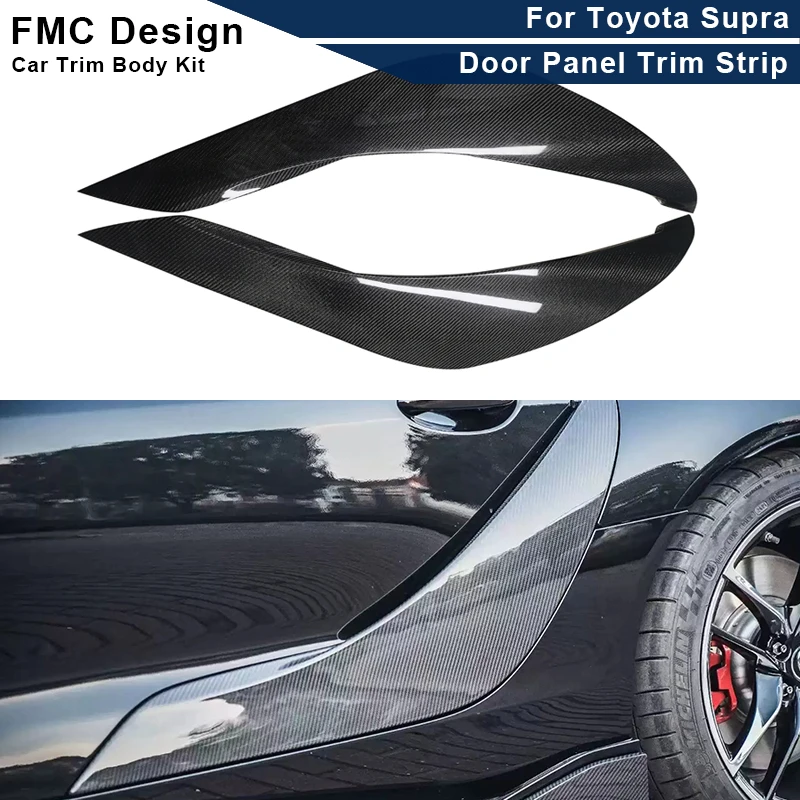 High Quality Carbon Fiber Door Panel Trim Strip Rear Fender Trim Strip for Toyota Supra A90 A91 2019-2022 Body Kit
High Quality Carbon Fiber Door Panel Trim Strip Rear Fender Trim Strip for Toyota Supra A90 A91 2019-2022 Body Kit