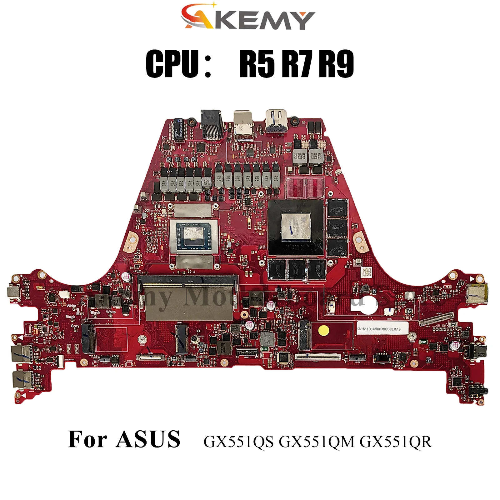 GX551QS Материнская плата для ноутбука ASUS ROG Zephyrus Duo GX551QM GX551QR GX551Q GX551QS Материнская плата с процессором R5 R7 R9 tests ОК быстрая доставка
GX551QS Материнская плата для ноутбука ASUS ROG Zephyrus Duo GX551QM GX551QR GX551Q GX551QS Материнская плата с процессором R5 R7 R9 tests ОК быстрая доставка