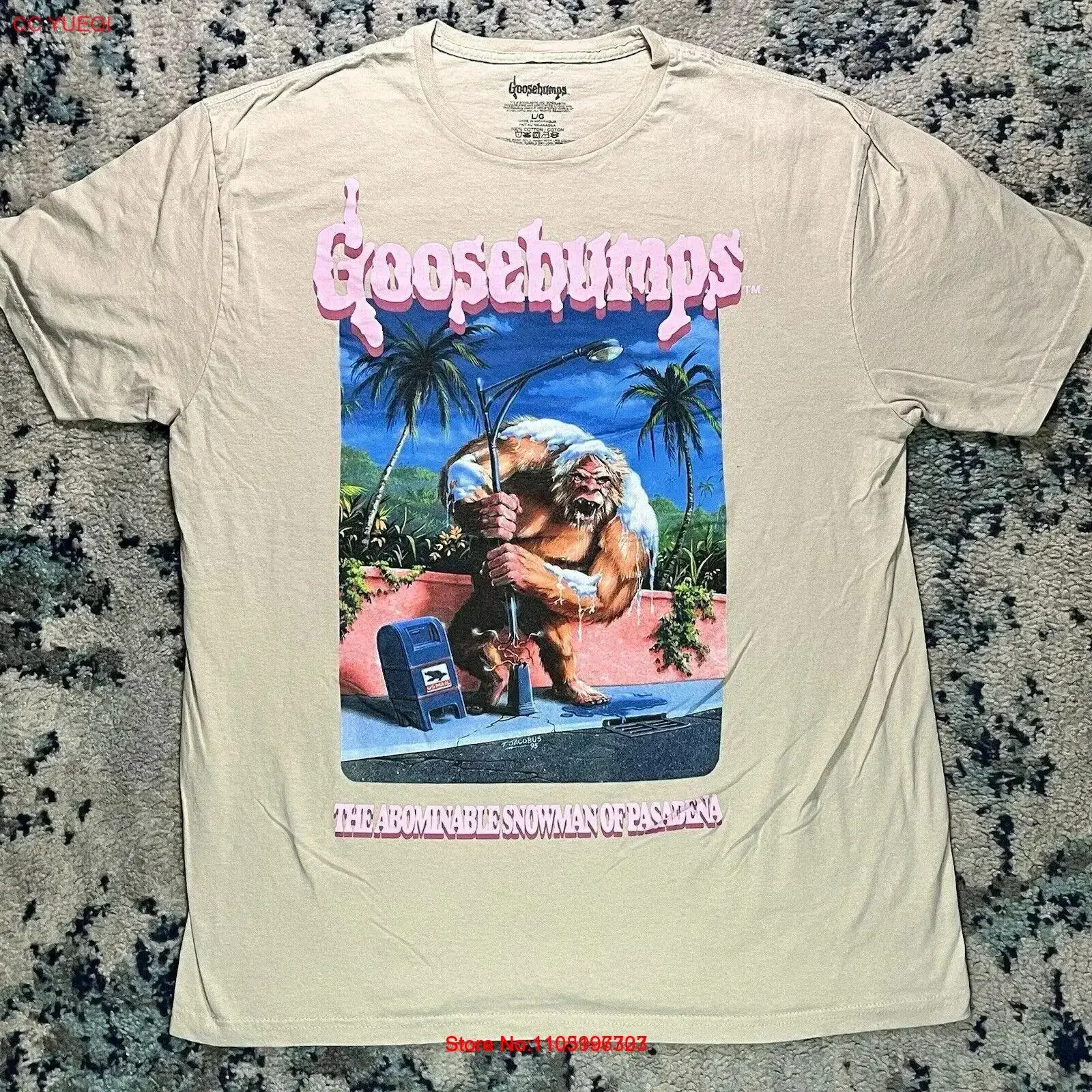 Goosebumps The Abominable Snowman of Pasadena T Shirt Size L vintage Washed Stretched Top For Everyday Wear homme Unisex Soft
Goosebumps The Abominable Snowman of Pasadena T Shirt Size L vintage Washed Stretched Top For Everyday Wear homme Unisex Soft