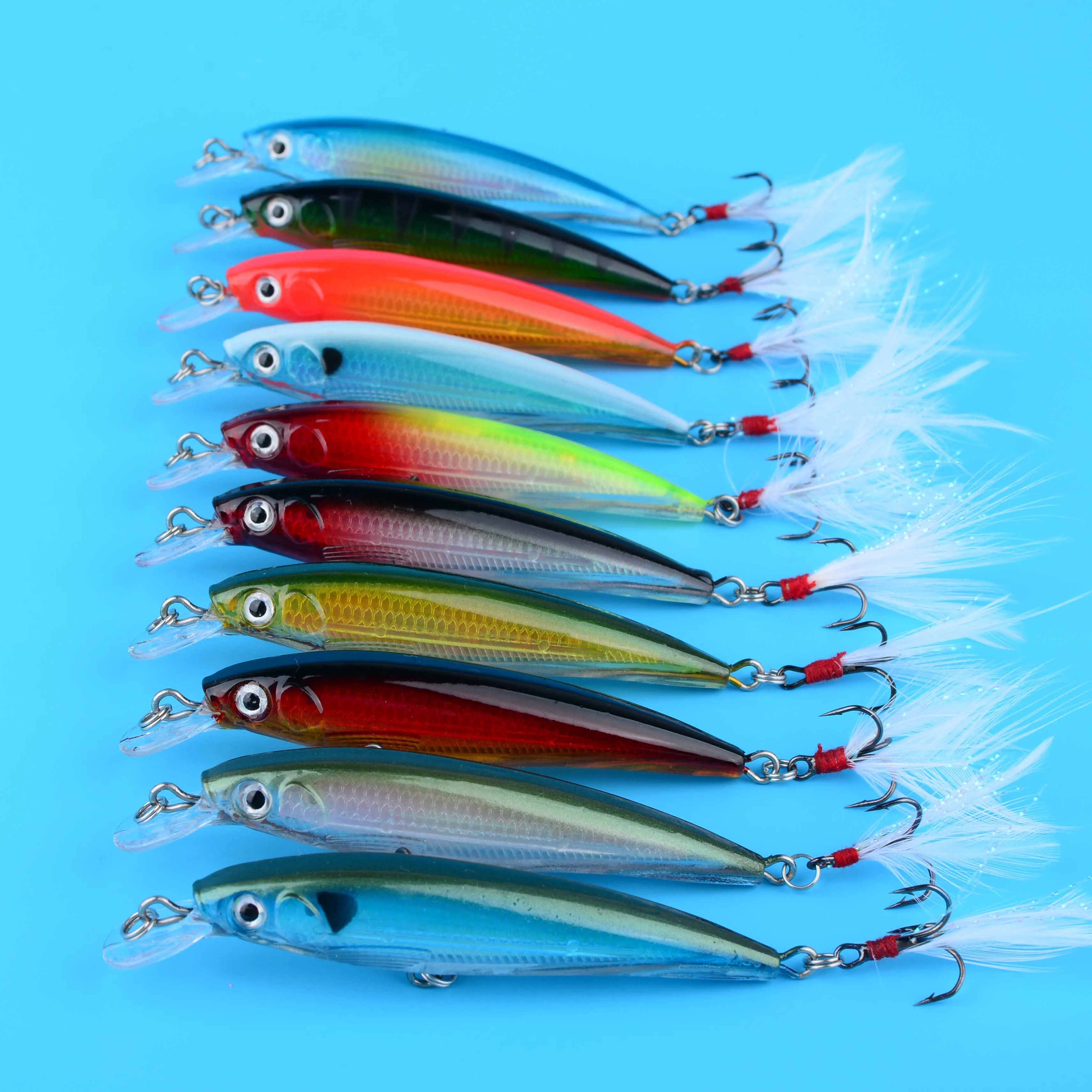 10 шт., рыболовная приманка для гольяна, крючки для рыбы, воблер, снасти, воблер, искусственная жесткая приманка, приманка для плавания
10 шт., рыболовная приманка для гольяна, крючки для рыбы, воблер, снасти, воблер, искусственная жесткая приманка, приманка для плавания