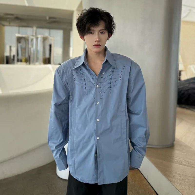 Spring Summer Men's Long Sve Embroidered Cotton irt Heavy Texture Patchwork Youthful Sle Casual Wear Four Seasons
Spring Summer Men's Long Sve Embroidered Cotton irt Heavy Texture Patchwork Youthful Sle Casual Wear Four Seasons