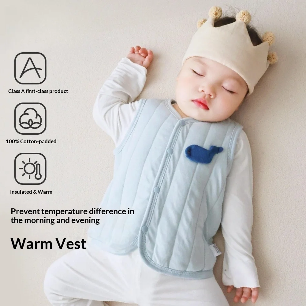Newborn Baby Quilted Warm Vest Autumn Winter Soft Comfortable Sleeveless Waistcoat Outerwear for Infant Toddler Boys Girls
Newborn Baby Quilted Warm Vest Autumn Winter Soft Comfortable Sleeveless Waistcoat Outerwear for Infant Toddler Boys Girls