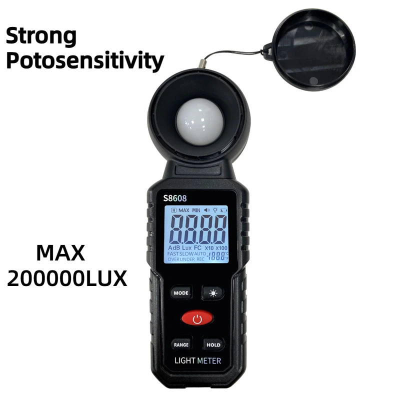 Digital Illuminometer Lumen Brightness Tester Light Brightness Tester High Precision Photometer Photometer
Digital Illuminometer Lumen Brightness Tester Light Brightness Tester High Precision Photometer Photometer