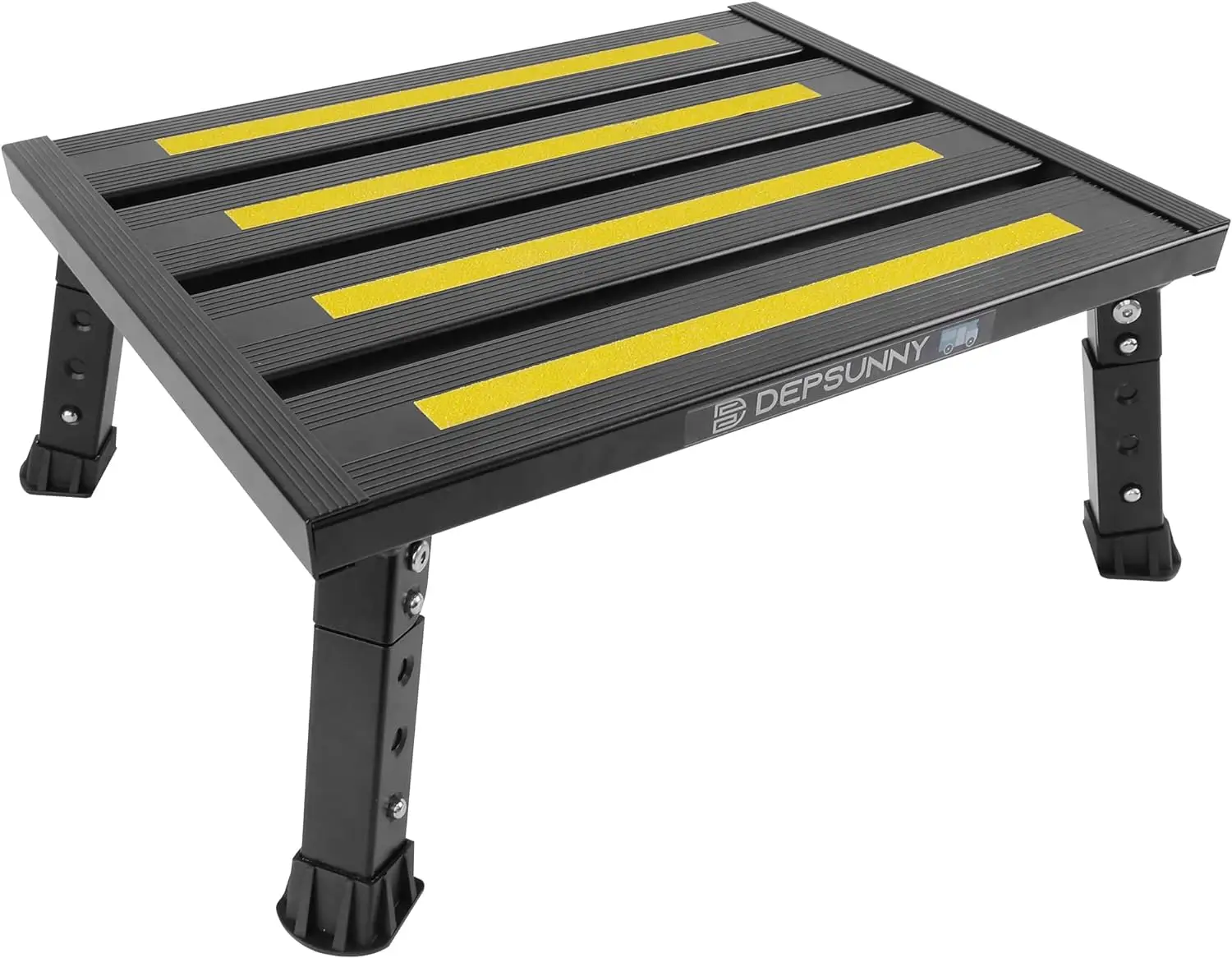 Adjustable Height Aluminum RV Step,Stable Foldable, Supports Up to 1,000 lb,Non-Slip Rubber Feet and Platform Mat, Easy to Carry
Adjustable Height Aluminum RV Step,Stable Foldable, Supports Up to 1,000 lb,Non-Slip Rubber Feet and Platform Mat, Easy to Carry