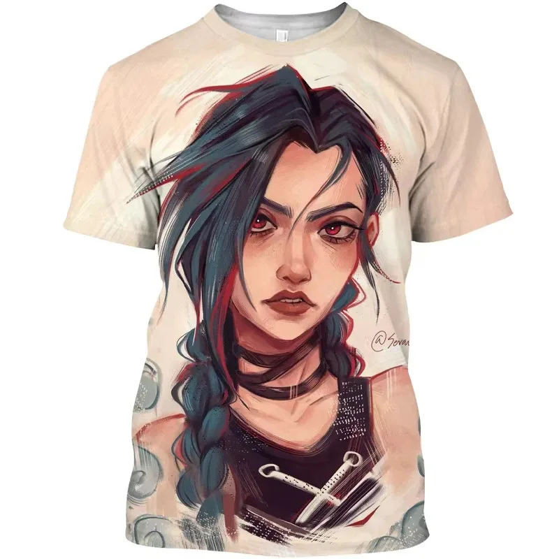 Anime Arcane League Jinx T-shirts 3D Print Men Women Short Sleeve O-Neck Tee Shirt Loose Casual Top Fashion Harajuku Y2k Clothes
Anime Arcane League Jinx T-shirts 3D Print Men Women Short Sleeve O-Neck Tee Shirt Loose Casual Top Fashion Harajuku Y2k Clothes