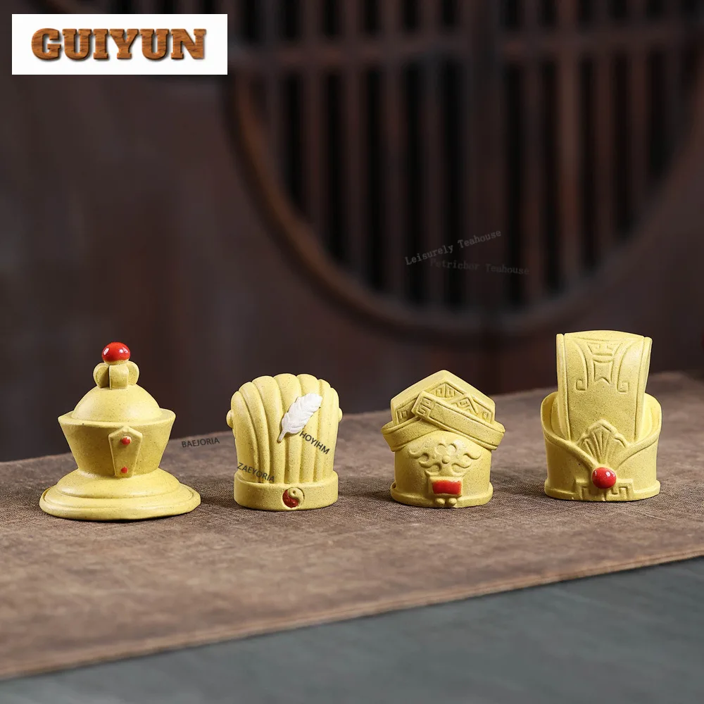 Yixing Purple Clay Black Gauze Cap Tea Pet Creative Flowerpot Landscaping Tea Figurine Play Toys Tea Statue Ornaments Decoration
Yixing Purple Clay Black Gauze Cap Tea Pet Creative Flowerpot Landscaping Tea Figurine Play Toys Tea Statue Ornaments Decoration