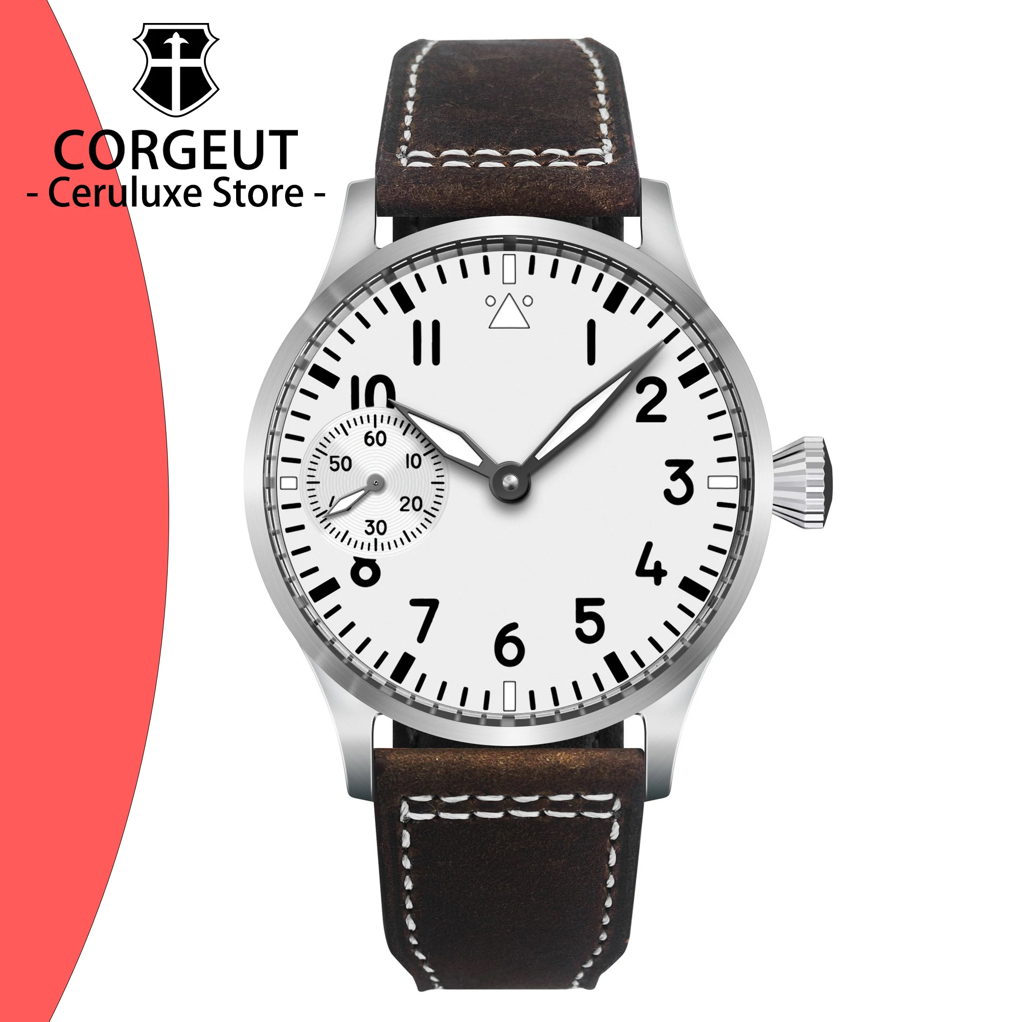 CORGEUT 42mm Luminous Dial Sapphire Glass St Hand-Wound Movement 316L Steel Case 30M Water Resistant Luxury Men'S Watches
CORGEUT 42mm Luminous Dial Sapphire Glass St Hand-Wound Movement 316L Steel Case 30M Water Resistant Luxury Men'S Watches