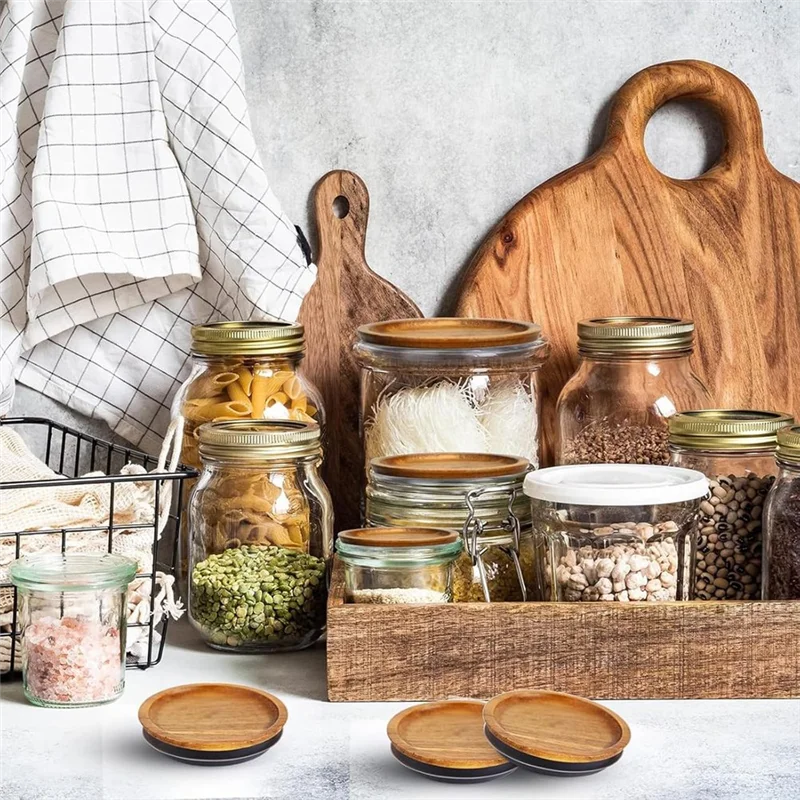 Деревянные крышки ABSS-Mason Jar — прочные многоразовые крышки для хранения банок с обычным и широким горлышком
Деревянные крышки ABSS-Mason Jar — прочные многоразовые крышки для хранения банок с обычным и широким горлышком
