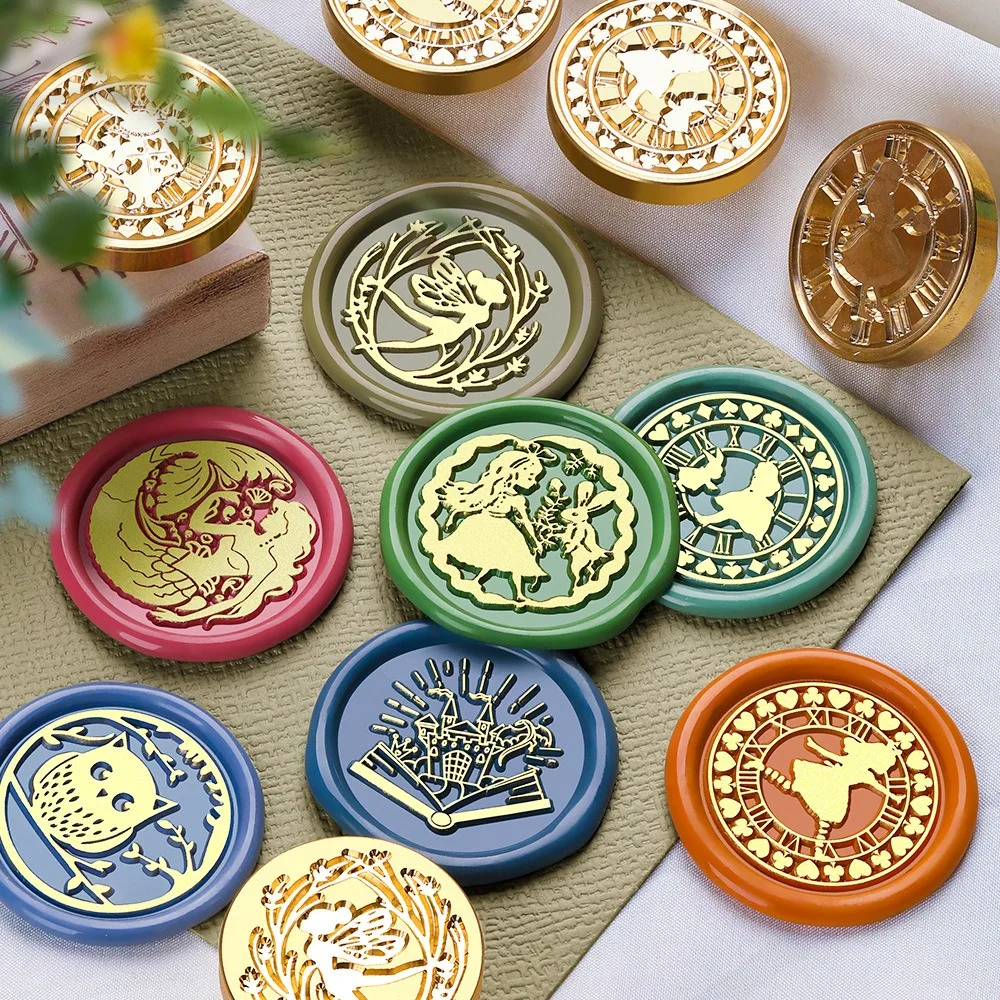 Alice and the Hare Fire Paint Stamps Fairy Tale Series Wax Stamps 3cmDIY Envelope Seal Copper Head Cartoon Handbook Gift
Alice and the Hare Fire Paint Stamps Fairy Tale Series Wax Stamps 3cmDIY Envelope Seal Copper Head Cartoon Handbook Gift