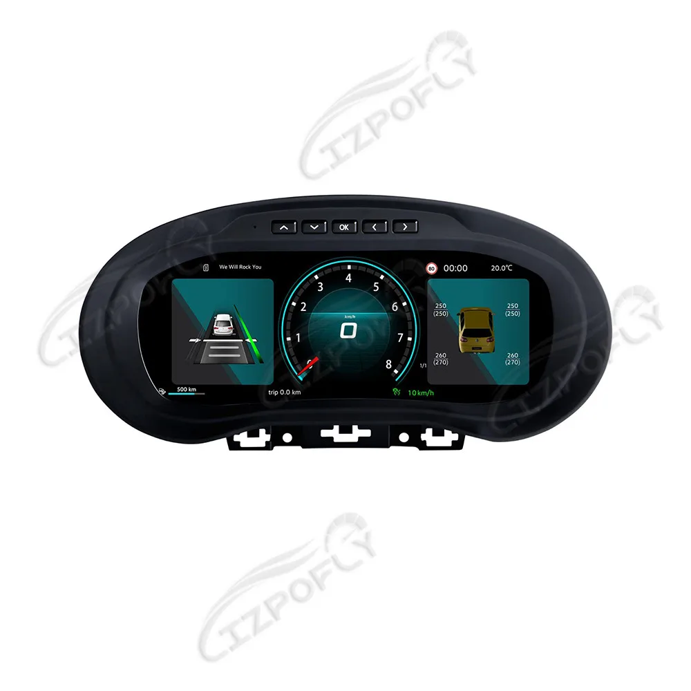 LCD Car Dashboard Speedometer For Volkswagen Polo 2012-2018 Digital Cluster Virtual Cockpit Instrument Display Panel GPS Linux
LCD Car Dashboard Speedometer For Volkswagen Polo 2012-2018 Digital Cluster Virtual Cockpit Instrument Display Panel GPS Linux