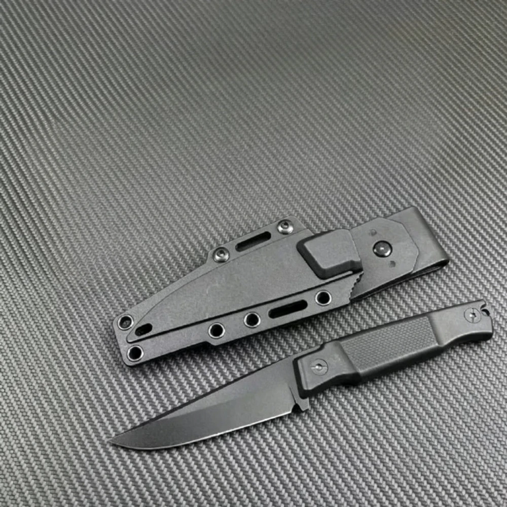 Portable 5500 Fixed Blade Knife 9Cr13Mov Blade Nylon Fiber Handle Outdoor Cutting Utility Tool Hiking Fishing Jungle Tool
Portable 5500 Fixed Blade Knife 9Cr13Mov Blade Nylon Fiber Handle Outdoor Cutting Utility Tool Hiking Fishing Jungle Tool