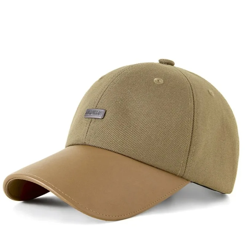 2025 Spring Summer Faux Leather PU Peak Baseball Caps Casual Sun Hat Men High Quality Snapback Caps Big Size 55-60cm Dad Hat
2025 Spring Summer Faux Leather PU Peak Baseball Caps Casual Sun Hat Men High Quality Snapback Caps Big Size 55-60cm Dad Hat