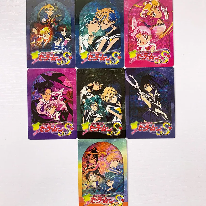 DIY 7pcs/set Sailor Moon Crystal Self Control Collect Signature Trading Flash Card Anime Cartoon Gift
DIY 7pcs/set Sailor Moon Crystal Self Control Collect Signature Trading Flash Card Anime Cartoon Gift