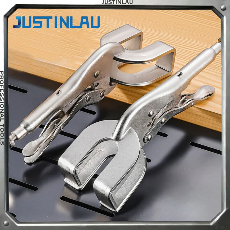 JUSTINLAU Multifunctional Ushaped Welding Pliers with High Hardness Universal Adjustable Manual Hardware Tool Round Mouth Pliers
JUSTINLAU Multifunctional Ushaped Welding Pliers with High Hardness Universal Adjustable Manual Hardware Tool Round Mouth Pliers